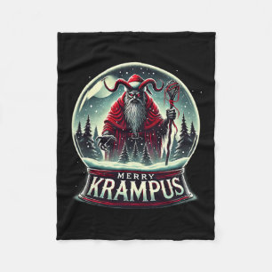 Cobertor De Velo Krampus Está Chegando Na Feliz Do Horror Da Cidade