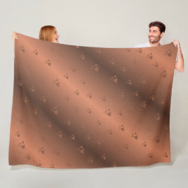 Cobertor De Velo kupfer, marrom, natal, corações, xmas, brilhante,