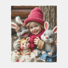 Cobertor De Velo Kuschelfreunde im Herbstzauber