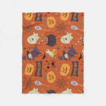 Kuschelige Baby-Fleecedecke – Halloween Design💕