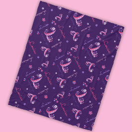 Cobertor De Velo L monograma e nome personalizado Louisa