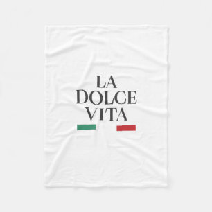 Cobertor De Velo La Dolce Vita Itália Fleece Blanket