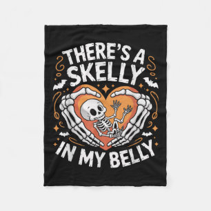 Cobertor De Velo Lá No Meu Esqueleto De Belly Mulheres No Dia Das B