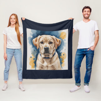 Cobertor De Velo Labrador Puppy Fleece Blanket