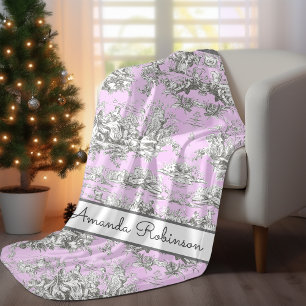 Cobertor De Velo Laca floral rosa Elegante, cor-de-rosa, toile de j