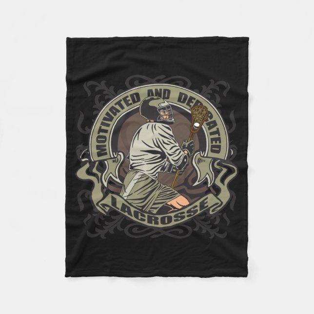 Cobertor De Velo Lacrosse motivado (Frente)