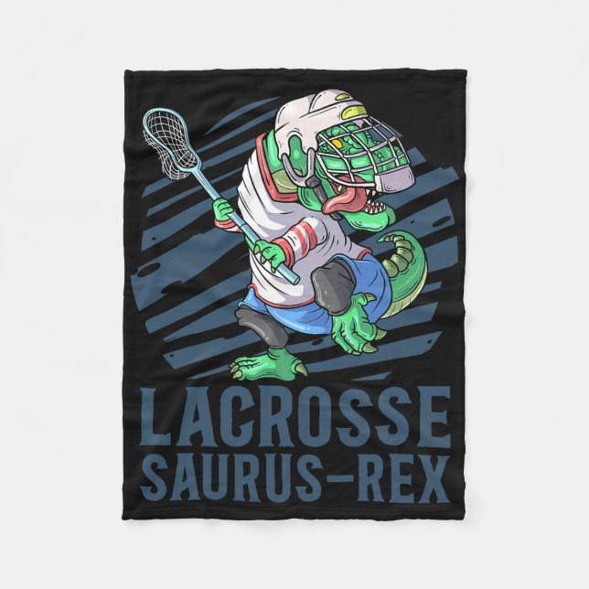 Cobertor De Velo Lacrosse-o-saurus T Rex Dinossauro Com Lança de La (Frente)