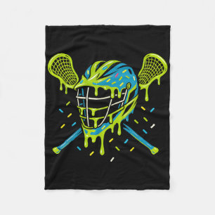 Cobertor De Velo Lacrosse Sorvete Gotejamento Lax Capacete Stick Me