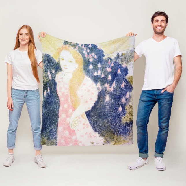 Cobertor De Velo Lady em vestido rosa, Maurice Denis (In Situ)