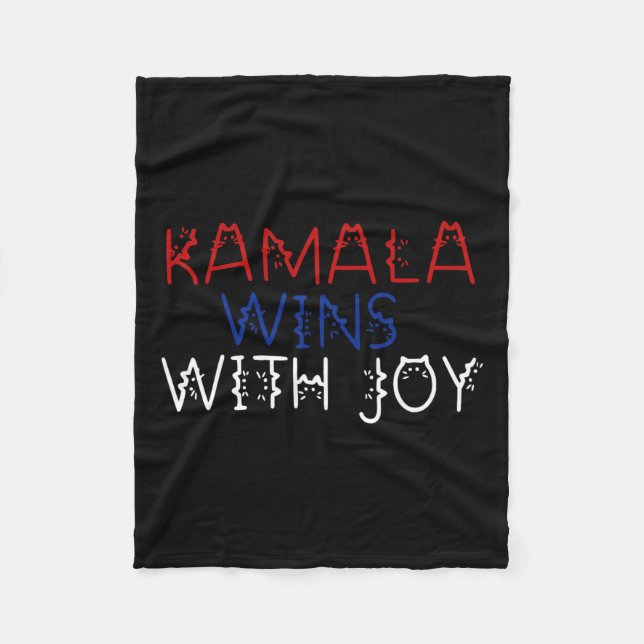 Cobertor De Velo Lady Kamala Harris Para O Presidente (Frente)