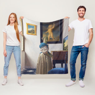 Cobertor De Velo Lady Standat a Virginal, Johannes Vermeer