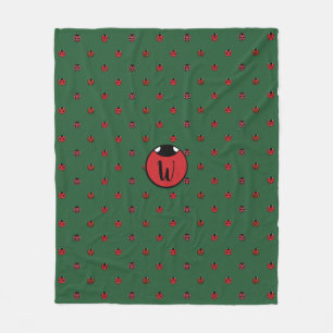 Cobertor De Velo Ladybug Bolinhas Fleece Blanket