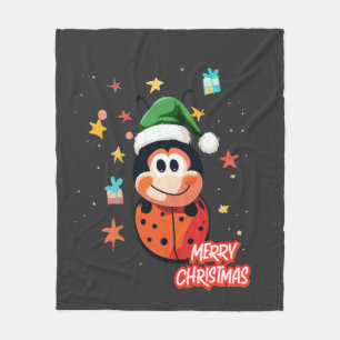 Cobertor De Velo Ladybug de Natal Cheer