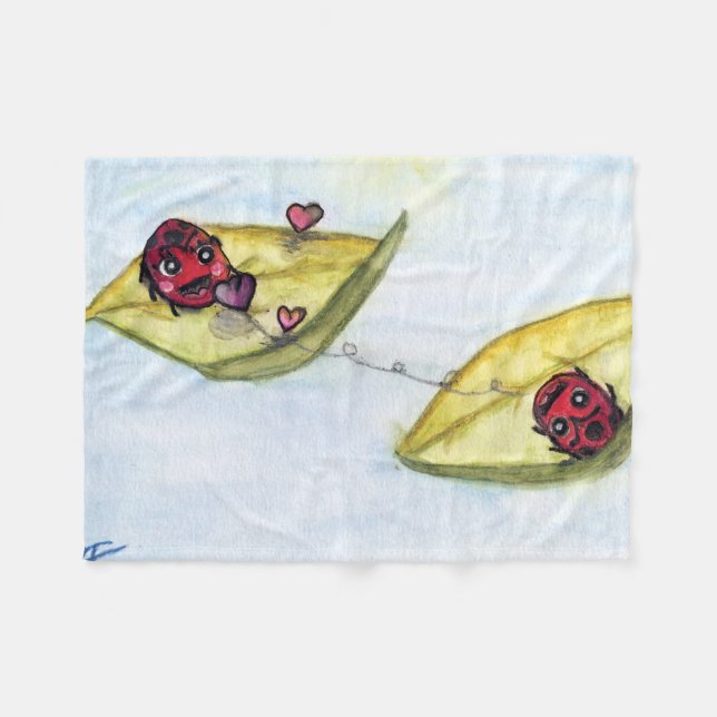 Cobertor De Velo Ladybug Lovers (Frente (Horizontal))
