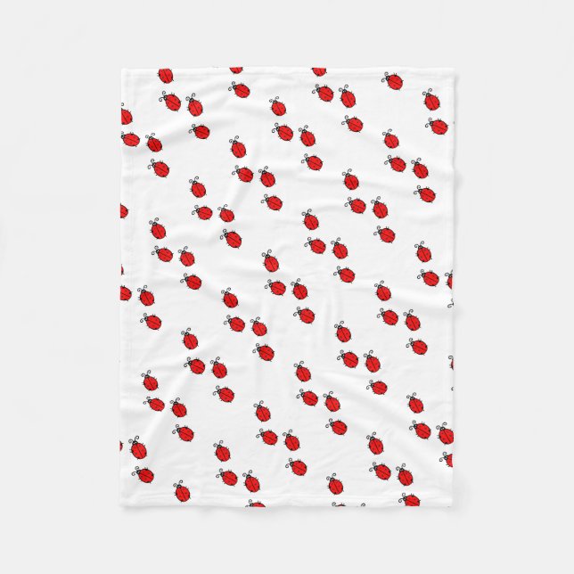 Cobertor De Velo LadyBug Office Home Personalizar Destino (Frente)