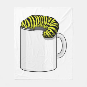 Cobertor De Velo Lagarta com Mug