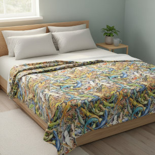 Cobertor De Velo lagarto florestal