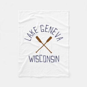 Cobertor De Velo Lago Genebra Wisconsin Outdoors Antigo 1 
