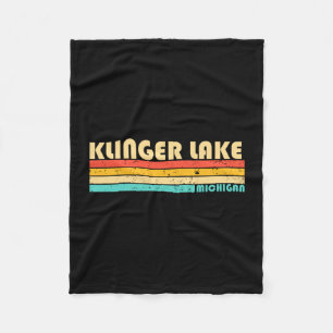 Cobertor De Velo Lago Klinger Michigan humor pesca acampamento verã
