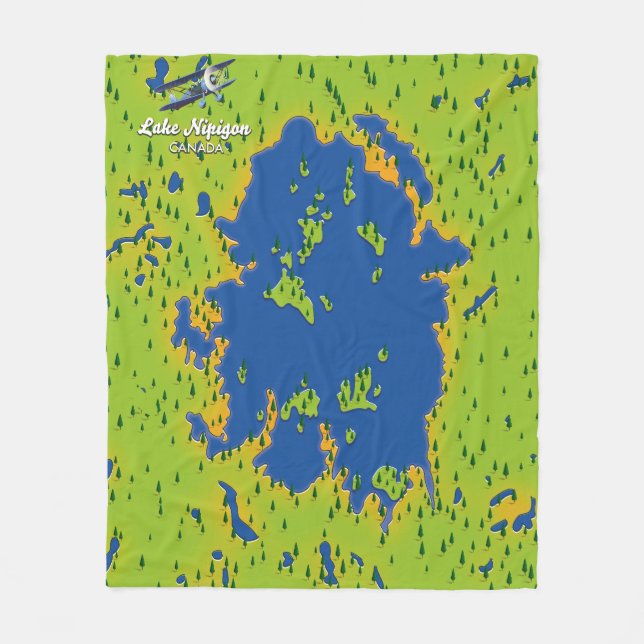 Cobertor De Velo Lago Nipigon (Frente)