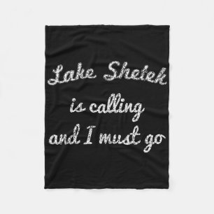 Cobertor De Velo Lago Shetek Minnesota Piada Pesca Acampamento Verã