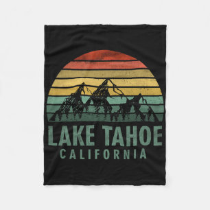 Cobertor De Velo Lago Tahoe Califórnia Montanhas Vintage Caminhada