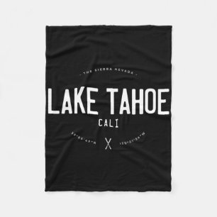 Cobertor De Velo Lago Tahoe California - Vintage S.