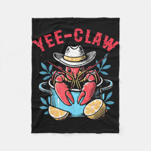 Cobertor De Velo Lagostim engraçado yee garra cowboy ocidental pesc
