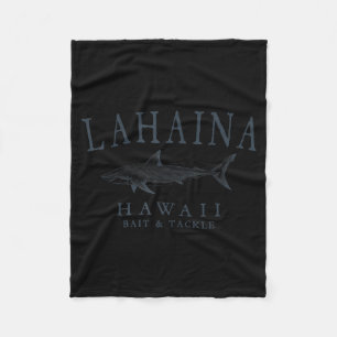 Cobertor De Velo Lahaina havaí tubarão vintage ardósia arte pesca