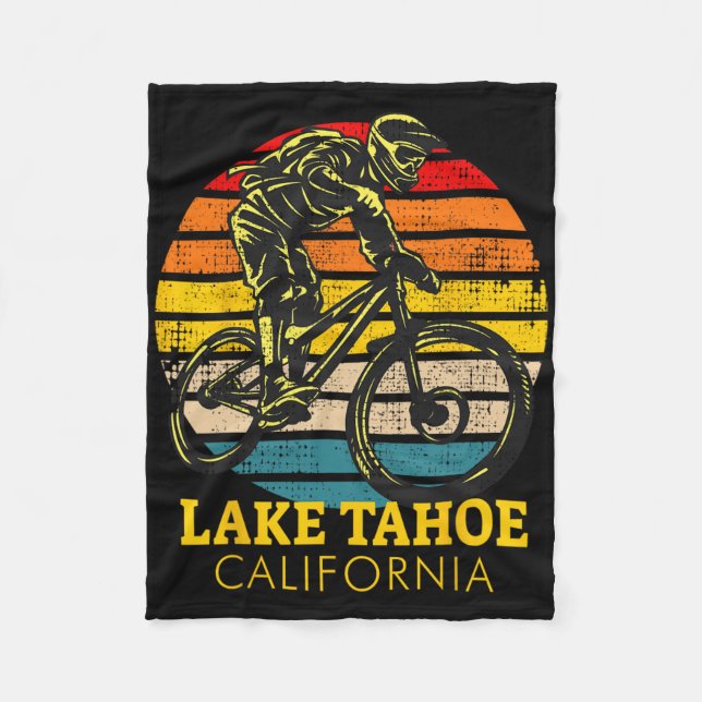 Cobertor De Velo Lake Tahoe California Mountain Biking  (Frente)