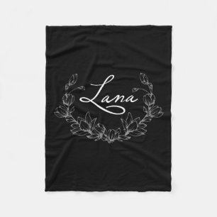 Cobertor De Velo Lana Floral Crown Tee - Estética Vintage insred G