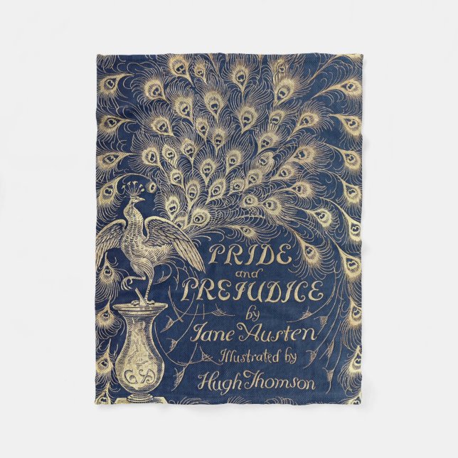 Cobertor De Velo Lance do velo do orgulho & do preconceito (Frente)