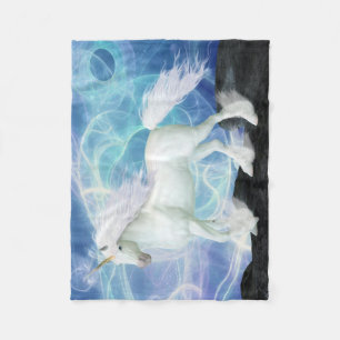 Cobertor De Velo Lance do velo do unicórnio da inocência da