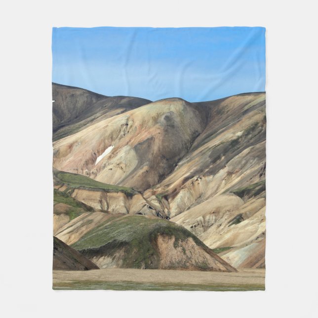 COBERTOR DE VELO LANDMANNALAUGAR NA ISLÂNDIA (Frente)