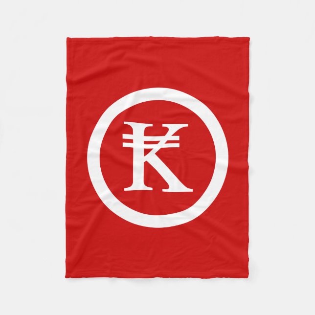 Cobertor De Velo Laos Kip Lao / Sinal de dinheiro do Laos (Frente)