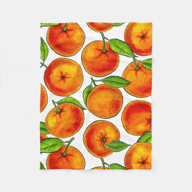 Cobertor De Velo Laranjas (Frente)