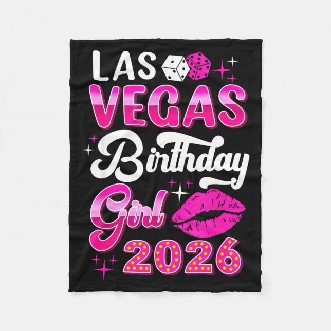 Cobertor De Velo Las Vegas Girls Trip 2026 Cruise Trip Matching Bir (Frente)