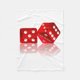 Cobertor De Velo Las Vegas Red Dice
