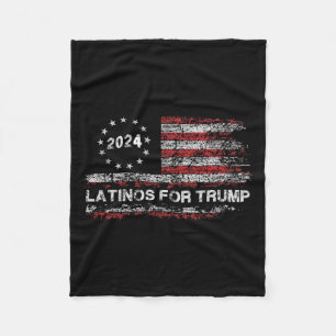 Cobertor De Velo Latinos Para Trump 2024 - Presidente Eleitoral Tru