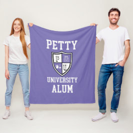 Cobertor De Velo Lavanda de Alum formando da Petty University