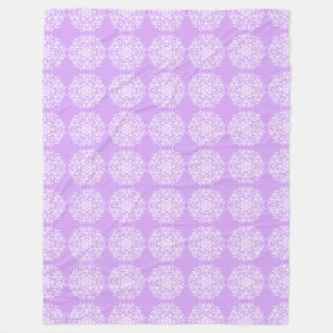 Cobertor De Velo Lavanda Mandala