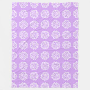Cobertor De Velo Lavanda Mandala