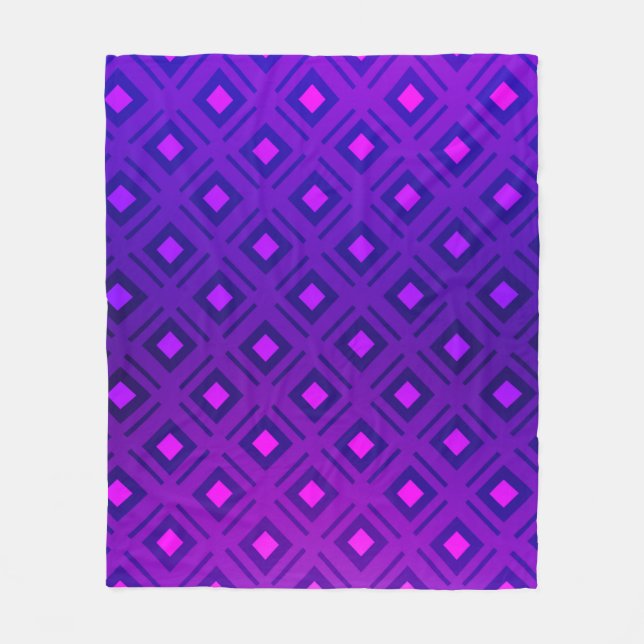 Cobertor De Velo Layout roxo claro com linhas, retângulo. Brilho (Frente)