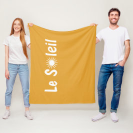 Cobertor De Velo Le Soleil Sunshine francês Cores personalizadas 
