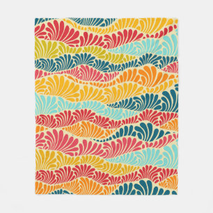 Cobertor De Velo Leafy Mosaic