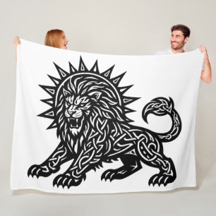 Cobertor De Velo Leão Zodíaco Sol‑Crina Leão BurnsInHell