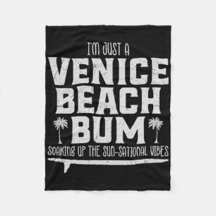 Cobertor De Velo Legal Eu Sou Só Um Vagabundo Da Praia De Venice, V