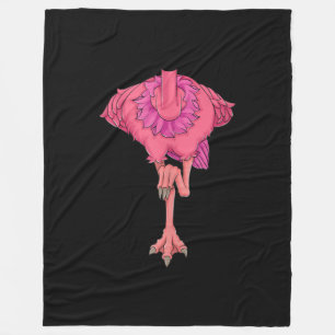 Cobertor De Velo Legal Flamingo Halloween Figurume Engraçado