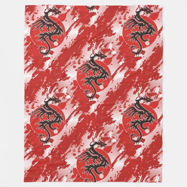 Cobertor De Velo Legal padrão animal - Dragões 4 (Frente)