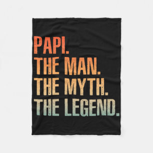 Cobertor De Velo Legal Papi para o Pai masculino Vovô Mito Lenda Fa